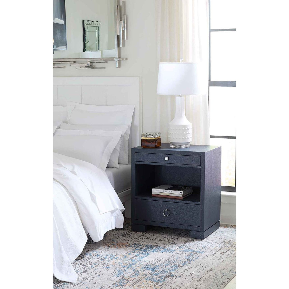 Frances 2-Drawer Side Table