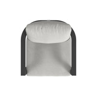 Malibu Barstool in Cast Silver
