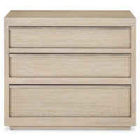 Solaria 3-Drawer Nightstand