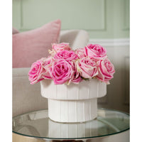 Girasol Vase, Blanc de Chine