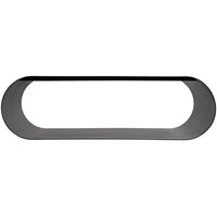 Alternate view of Hera Coffee Table, featuring matte finish, metal, and a open continuous loop base.