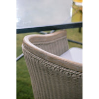 Cambria Dining Chair in Canvas Canvas w/ Self Welt
