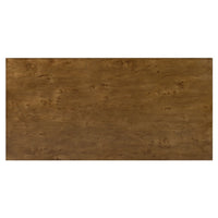 Additional view of Melange Mulholland Rectangle Cocktail Table in medium brown and warm amber-brown.