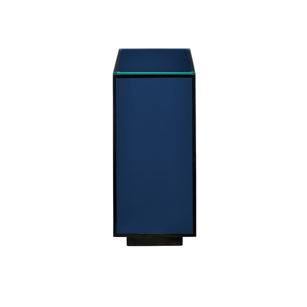 Side Tables Navy Lacquer Side Table