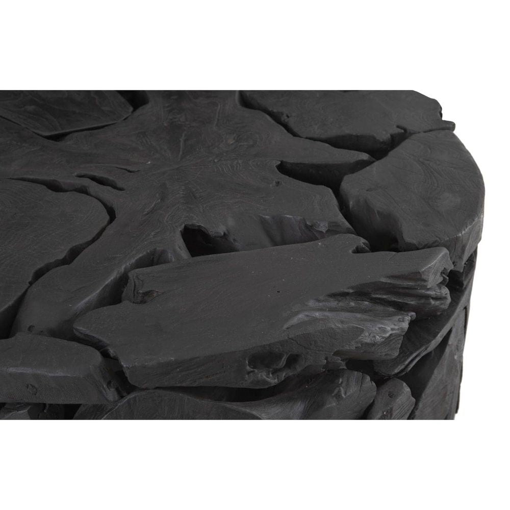 Alternate view of Azure Coffee Table in charcoal black and near-black.
