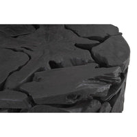 Alternate view of Azure Coffee Table in charcoal black and near-black.
