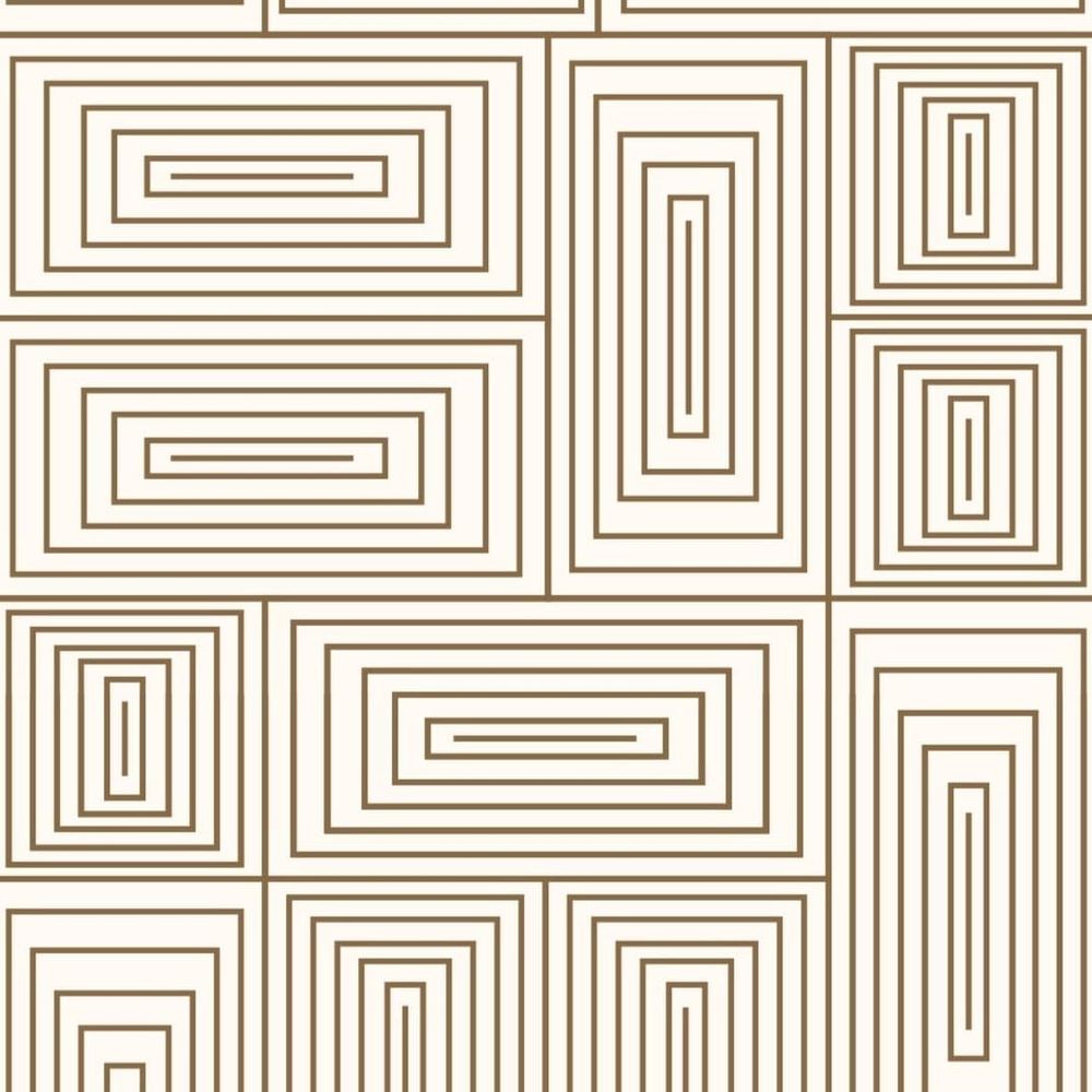 Nia Wallpaper-Mitchell Black-MITCHB-WCFM3-CR-PM-10-Wall DecorPatterns Coffee & Cream-Premium Matte Paper-1-France and Son