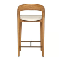 Interlude Felix Counter Stool in Tawny with Grove vegan leather - alternate view