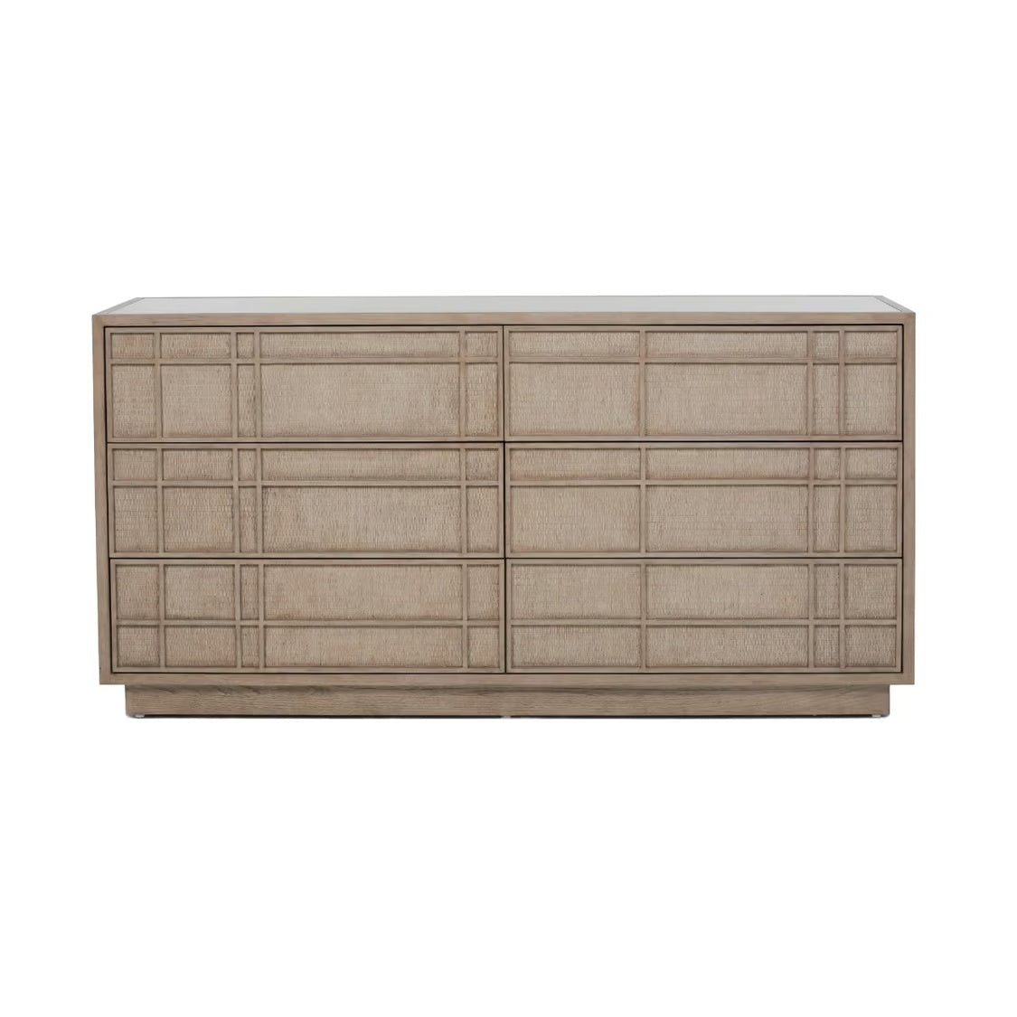 Ainsley 6 Drawer Chest - Washed Taupe - alternate view