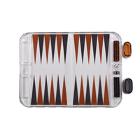 Miami Acrylic Backgammon - alternate view