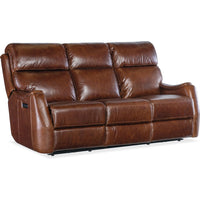Sofas: Recliners Harlan Zero Gravity Sofa with Power Recline & Power Headrest - Brown