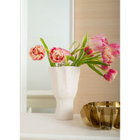 Krissa Large Vase, Blanc de Chine