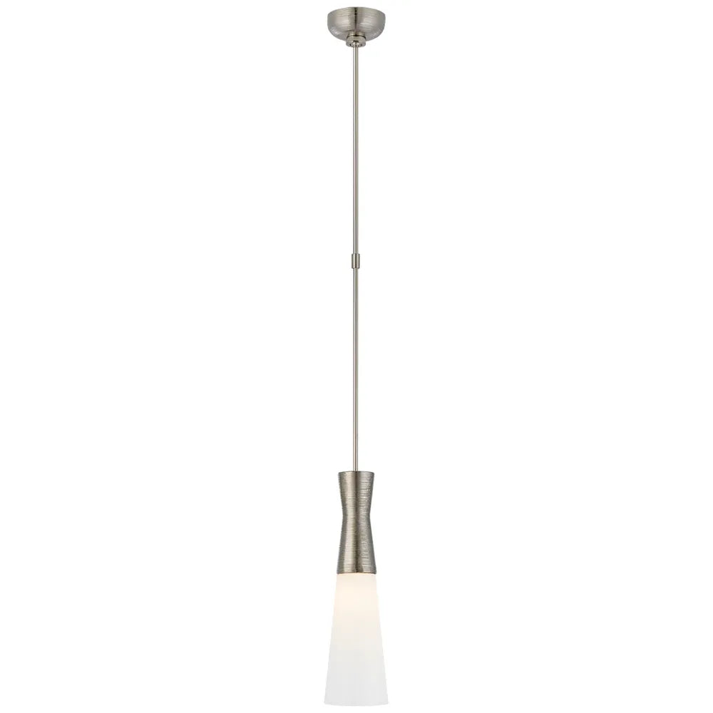 Additional view of Uropia Pendant in dark bronze and gold, featuring brushed finish and a ceiling canopy mount.