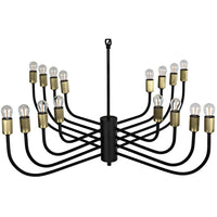 Claude Chandelier-Noir-NOIR-LAMP764MTB-Chandeliers-4-France and Son