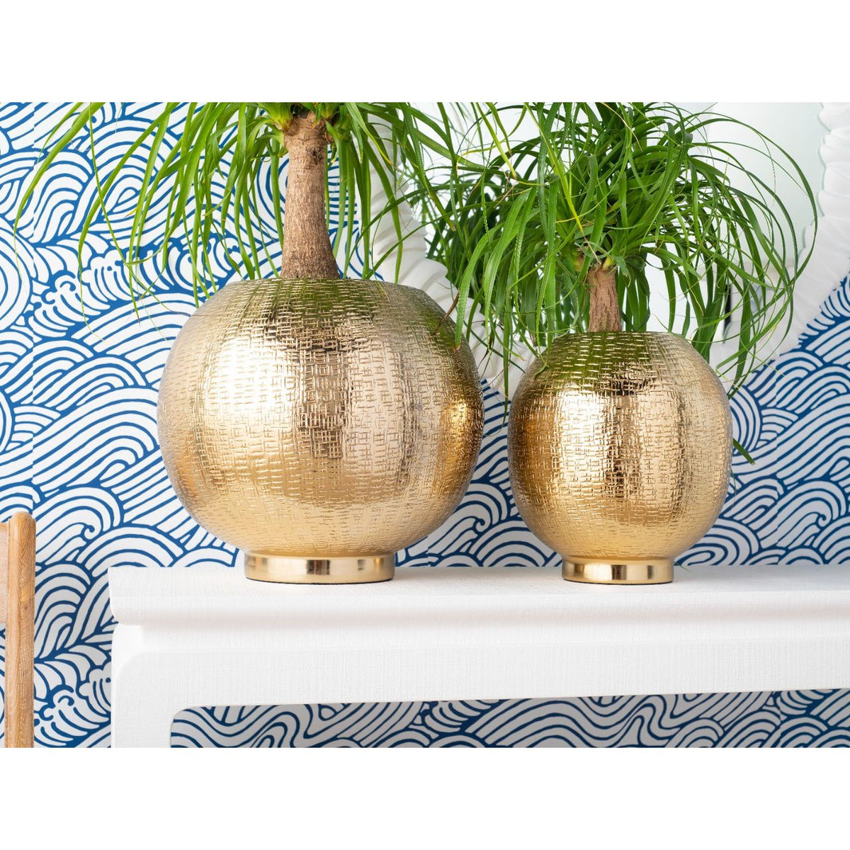 Mali Large Cache Pot, Brass