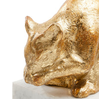 Mouse Statue Set of 3, Gold Leaf