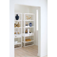 Newport Etagere, White Pearl