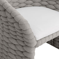 Salinas Nordic Grey Arm Chair