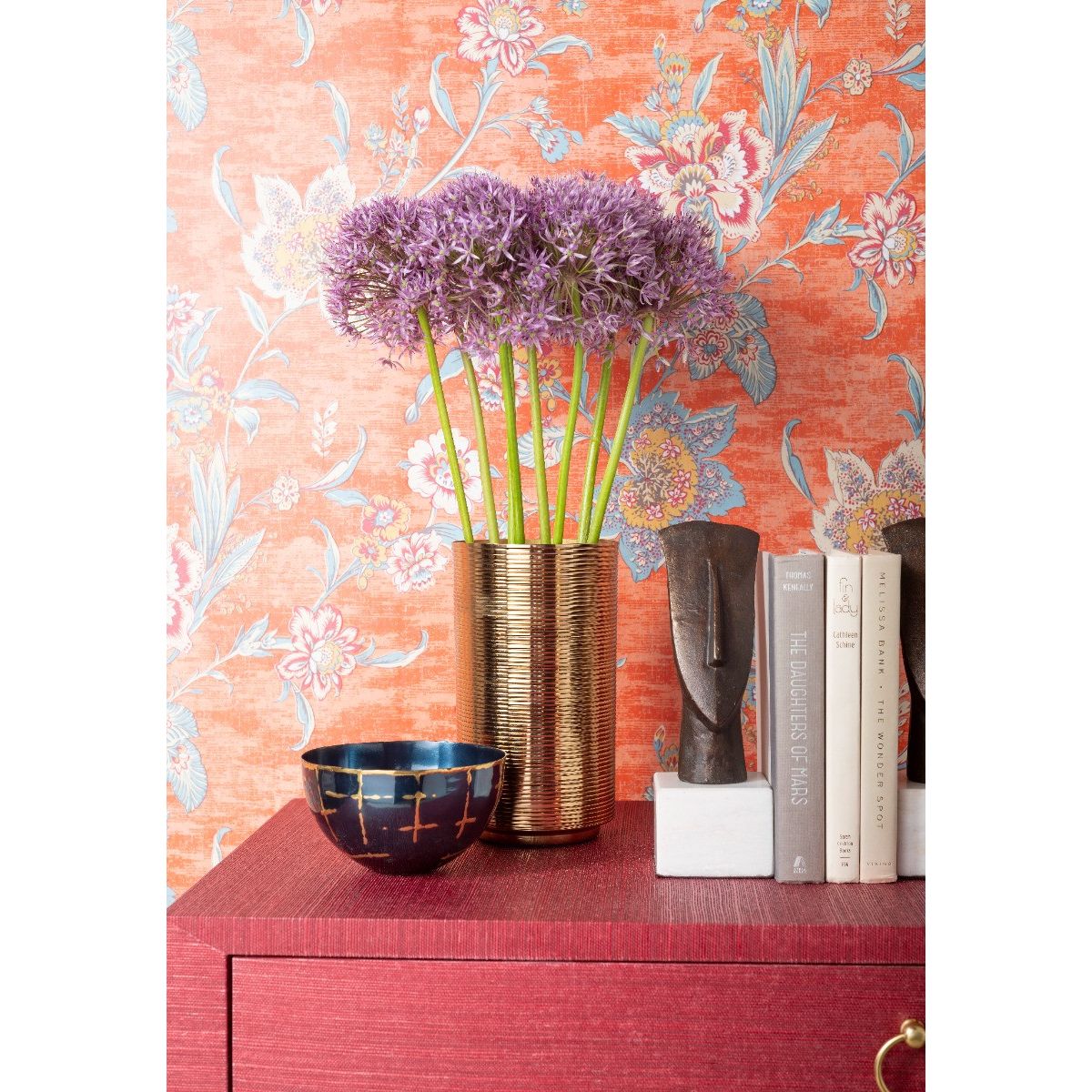 Orosco Large Vase, Brass