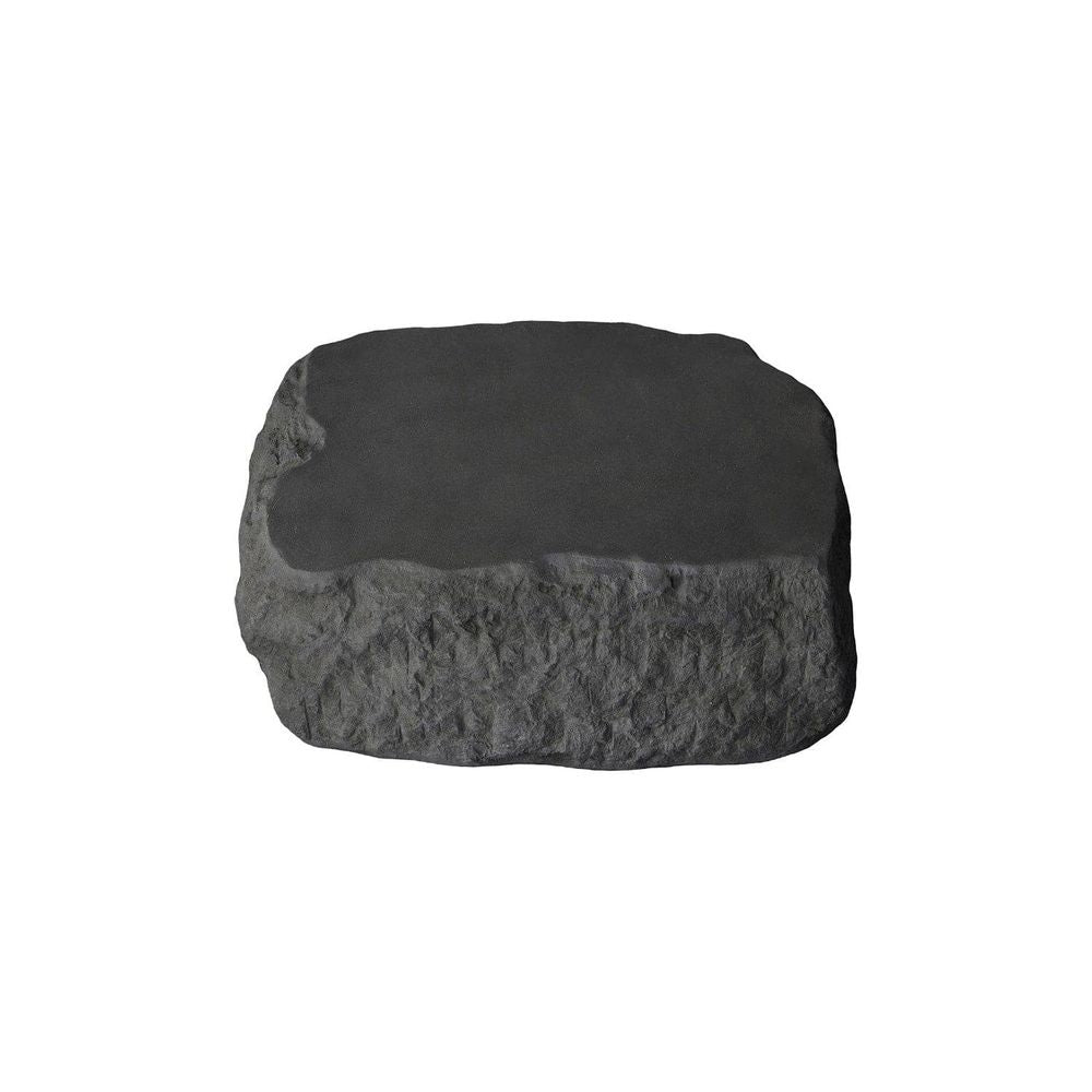 Alternate view of Harper Coffee Table, featuring matte finish, cast stone, resin composite, and a solid monolithic base.