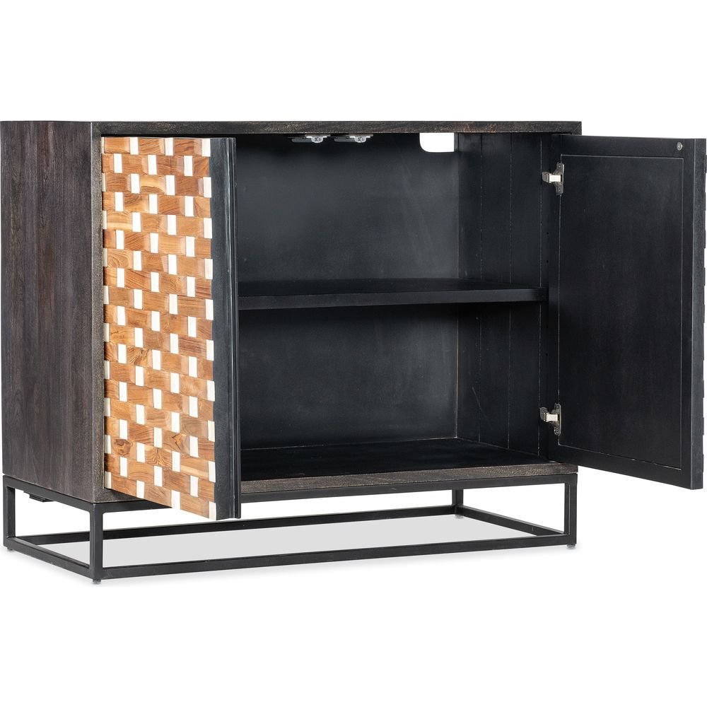 Sideboards & Credenzas Commerce and Market Weaver 2-Door Accent Chest - Blacks