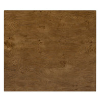 Additional view of Melange Mulholland End Table, featuring satin clear coat, wood, metal, and open lower shelf storage.