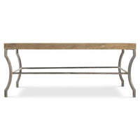 Tribeca Cocktail Table with Metal Legs