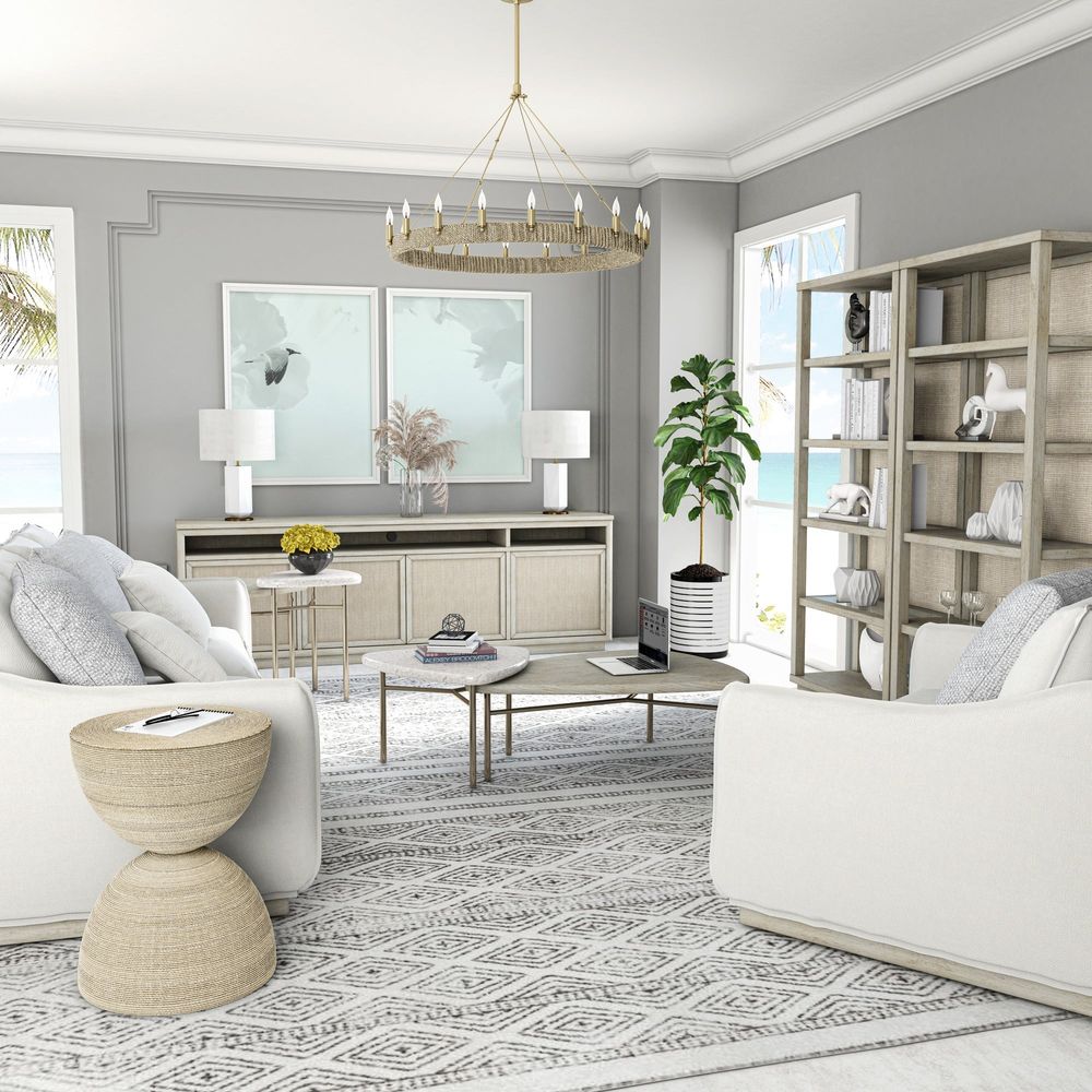 Sideboards & Credenzas Cotiere Entertainment Console - Beige