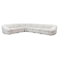 Massimo 6-Piece Fabric Power Motion Sectional Recliner