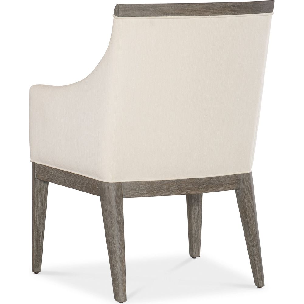 Modern Mood Upholstered Arm Chair - Dark Wood