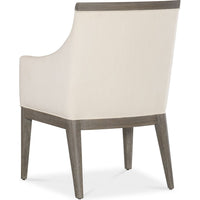 Modern Mood Upholstered Arm Chair - Dark Wood