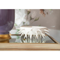 Spine Medium Bowl, Blanc de Chine
