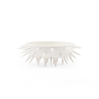 Spine Medium Bowl, Blanc de Chine