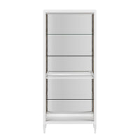 Eave Etagere/Bookcase Uplifting White