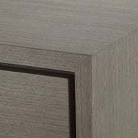 Stanford 1-Drawer Side Table, Taupe Gray