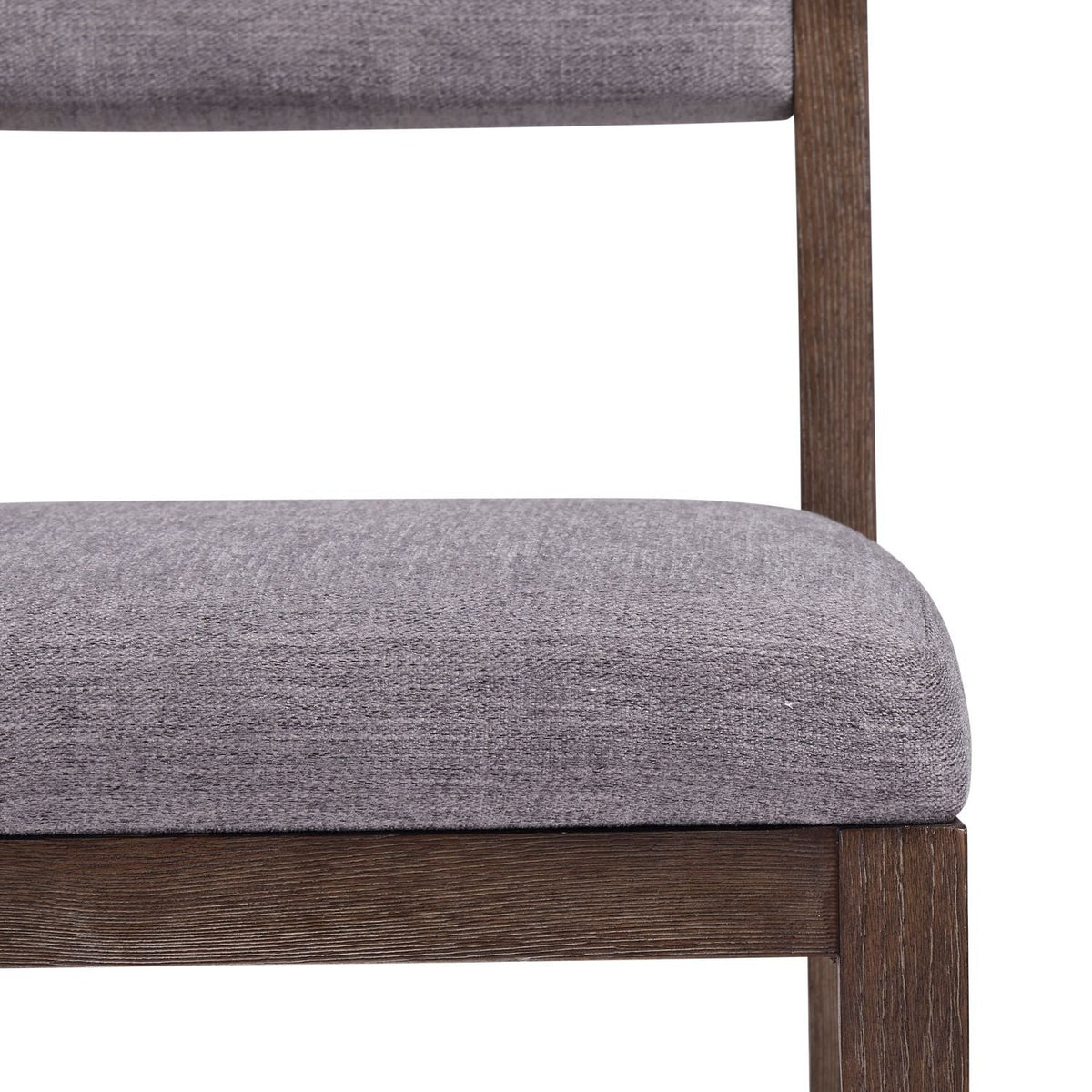 Linea Side Chair in Cerused Charcoal Finish