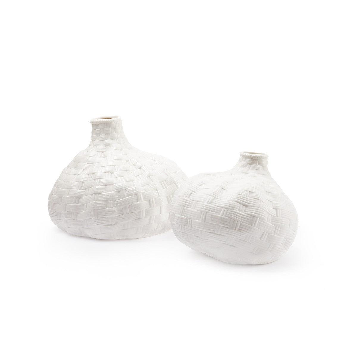 Tamarindo Medium Vase, Blanc de Chine