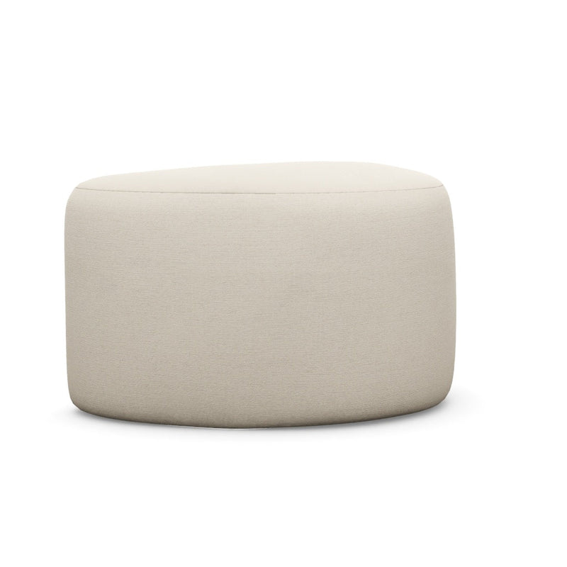 Interlude Home Carlisle Left Ottoman Pearl