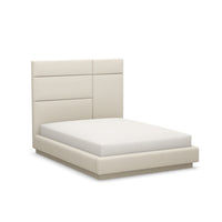 Interlude Home Quadrant Queen Bed Pearl