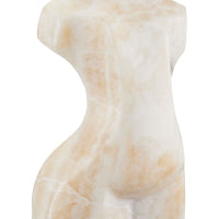 Alternate view of Giada Onyx Large Bust Sculpture, featuring honed finish, onyx, stone, and freestanding solid sculpture.