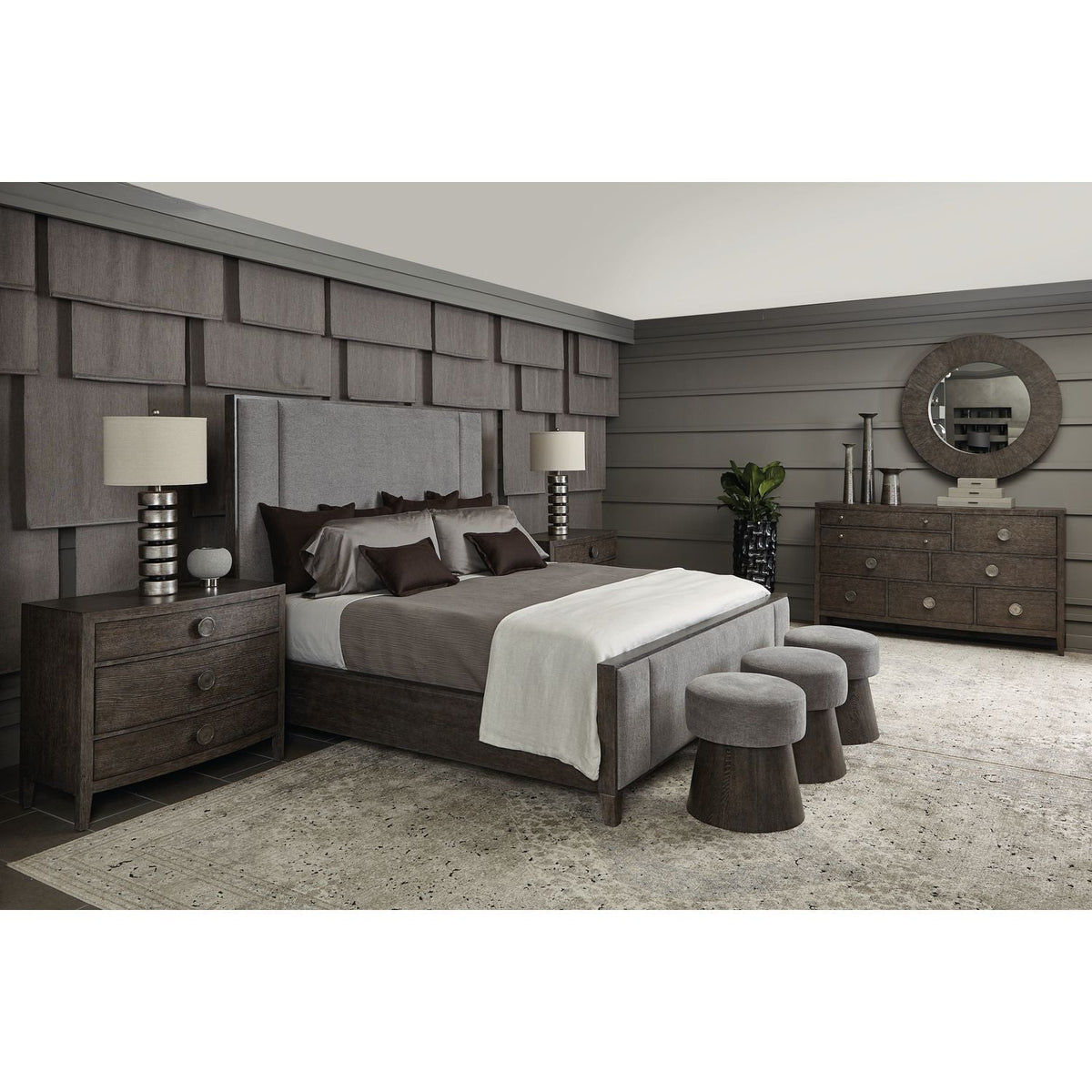 Linea Bachelor's Chest in Cerused Charcoal