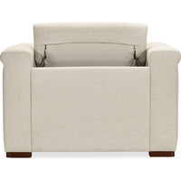 Lounge Chairs: Recliners Savion Deux Power Recliner with Power Headrest - Beige