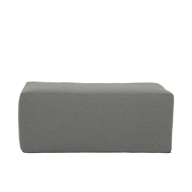 Alternate view of 24" x 48" Rectangle Coffee Table/Ottoman in Heritage Granite in gray and granite gray.