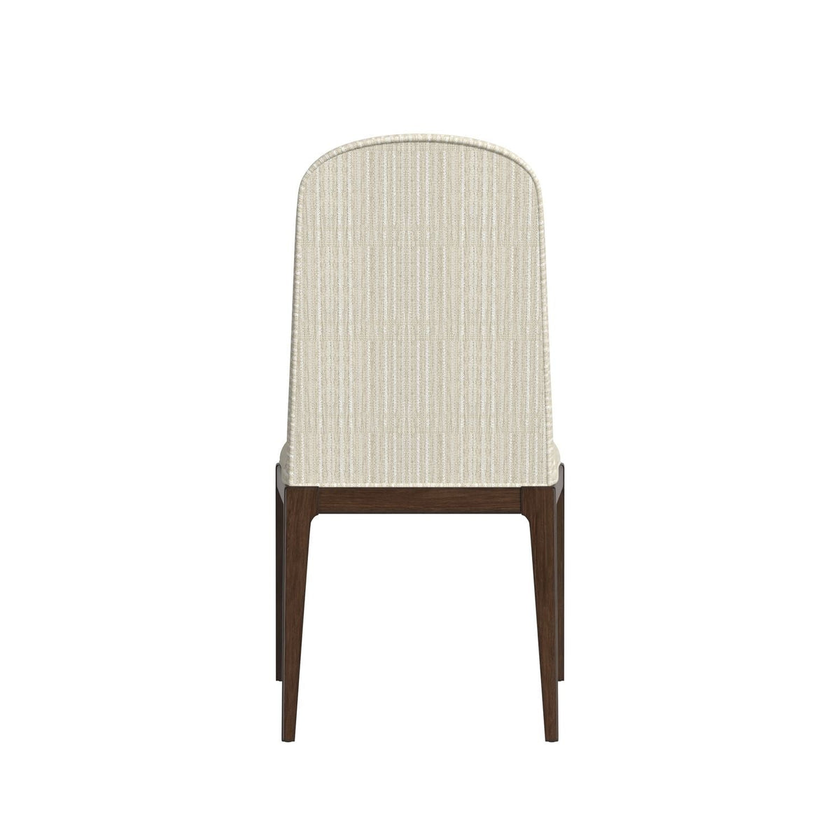 Verge Upholstered Side Chair — Handcrafted Walnut