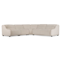 Gio Fabric 5 Piece Power Motion Sectional Recliner