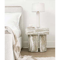 Arcadia Faux Stone Nightstand