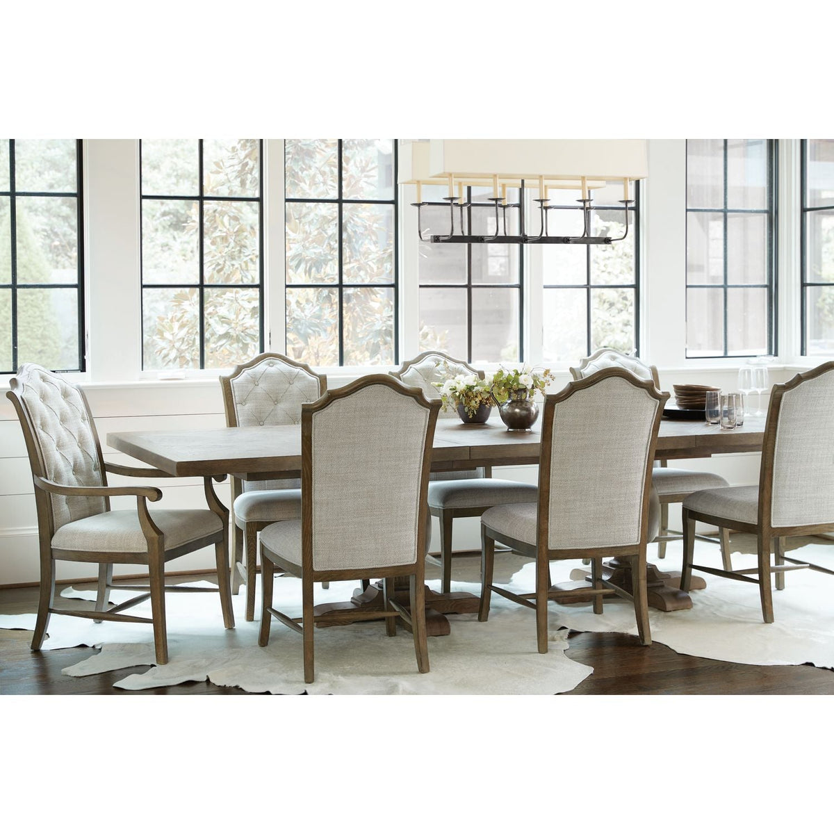 Rustic Patina Side Chair in Peppercorn Finish