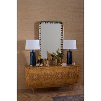 Zoe Large Mirror, Antique Brass